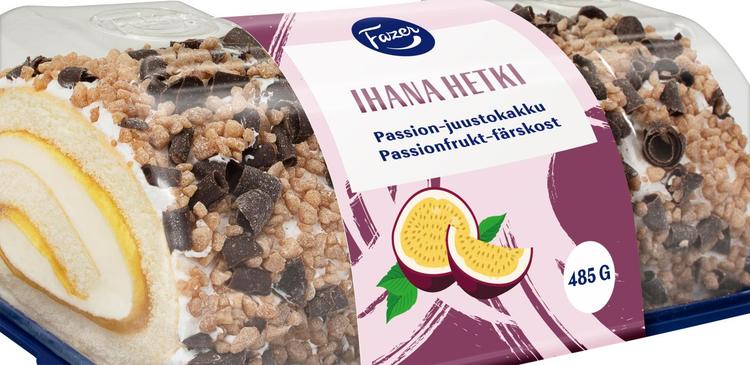 Fazer Ihana hetki passion-juustokakkurulla 485g