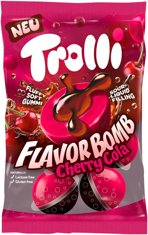 Trolli Flavor Bomb Cherry Cola makeispussi 75g