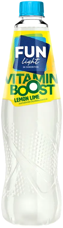 FUN Light Vitamin Boost lemon lime juomatiiviste 0,8l