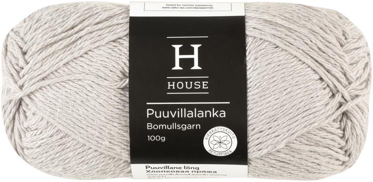 House puuvillalanka kierrätetty Aran 100 g