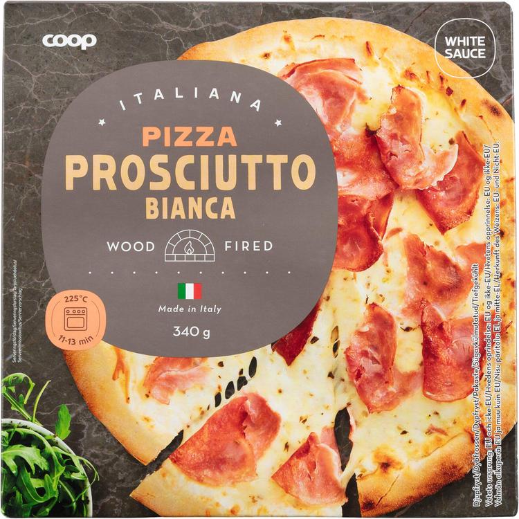 Coop Pizza Prosciutto Bianca 340 g pakaste