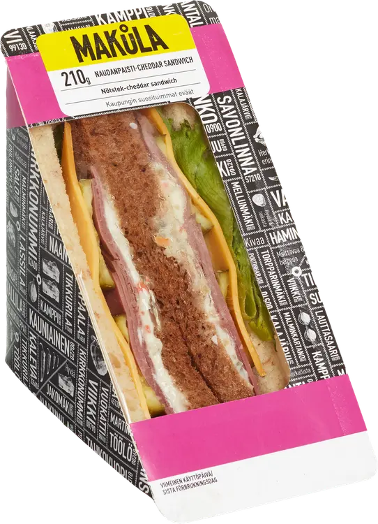Makula Naudanpaisti-Cheddar Sandwich 210 g