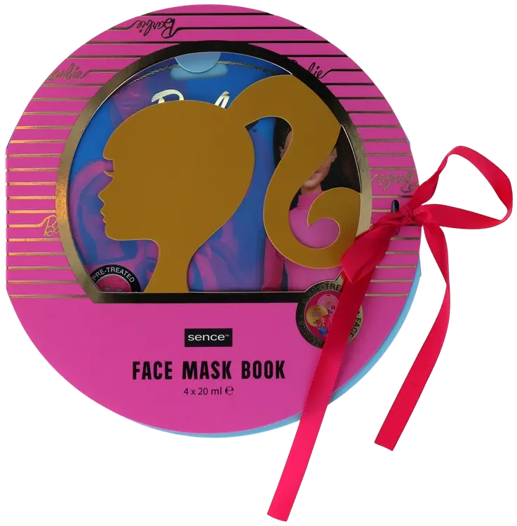 Barbie Face Sheet Mask Book kasvonaamio 4x20ml