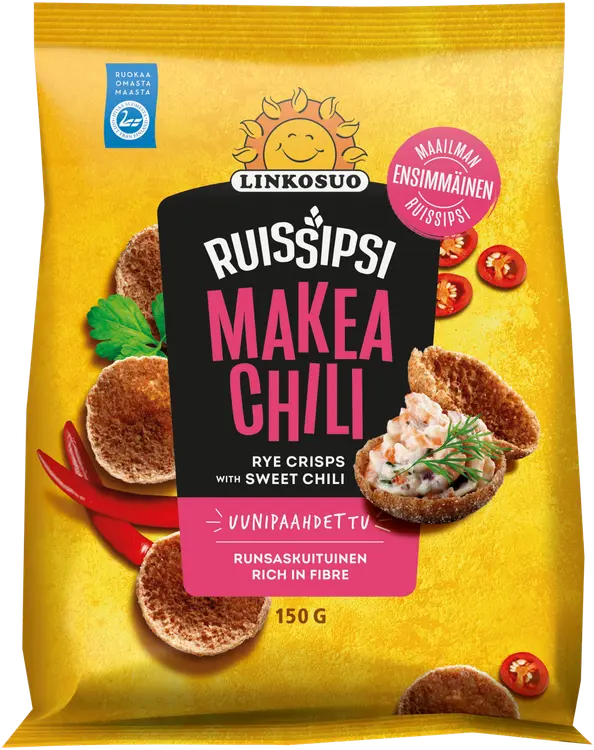 Linkosuo Ruissipsi 150g makea chili