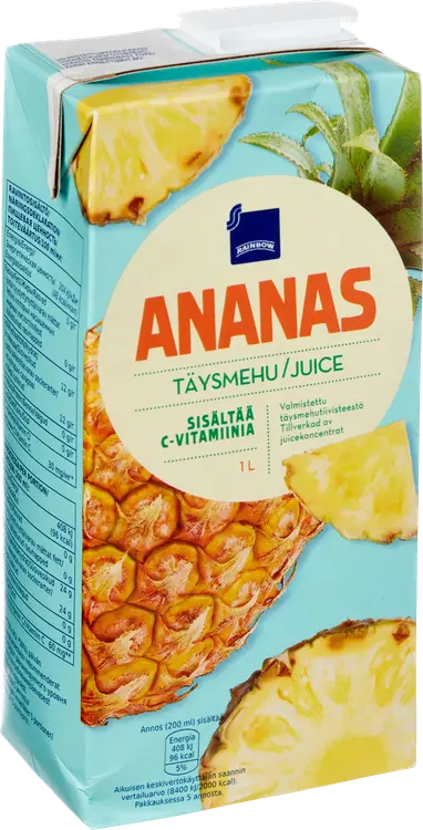 Rainbow ananastäysmehu 1l
