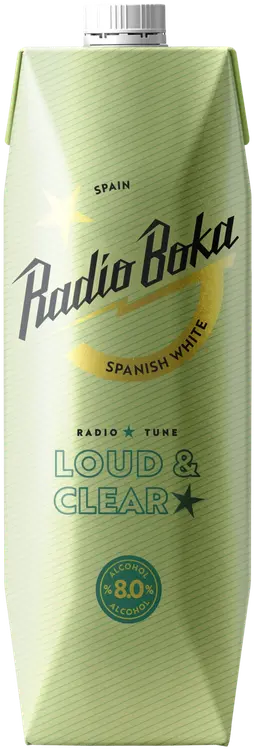 Radio Boka Spanish White 8 til-% 1l tetra x 10