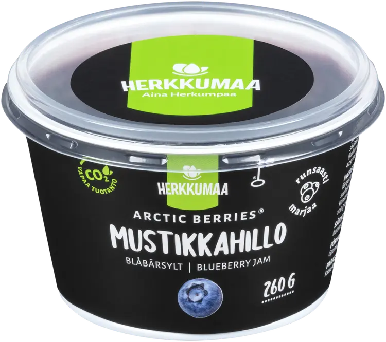 Herkkumaa Arctic Berries Mustikkahillo 260g