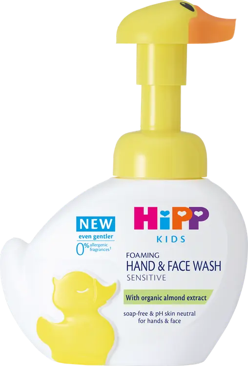 Hipp Baby Care Foaming Hand & Face Wash Sensitive 250 ml "Ankka"