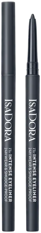 Isadora The Intense Eyeliner Silmänrajauskynä 24H Wear & Smudge-proof 63 Steel Gray 0,35g