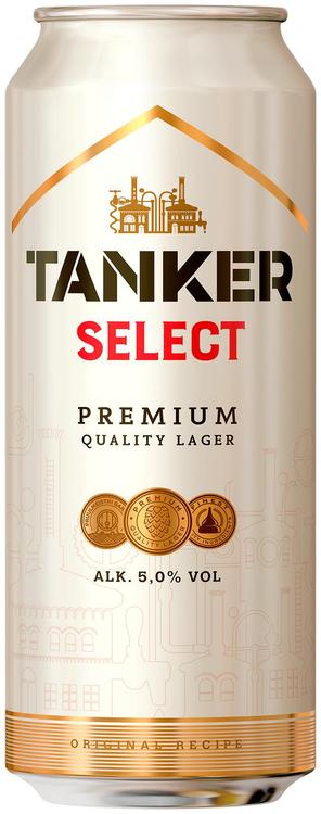 Tanker Select Lager hele õlu 5%vol 500ml