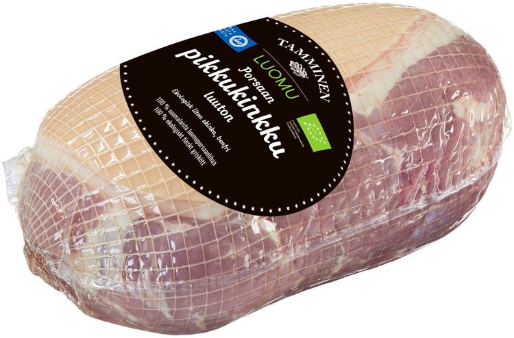 Tamminen tuoresuolattu luomuporsaan pikkukinkku n2,5kg