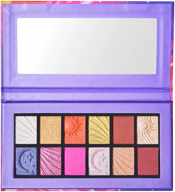 Makeup Revolution sunset haze luomiväripaletti 12 kesän kuumaa sävyä