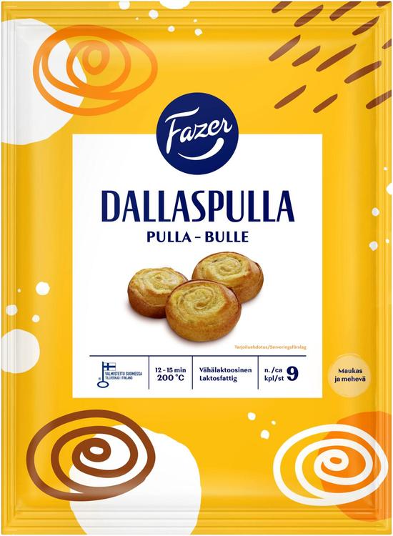 Fazer Dallaspulla 9kp 450g, raakapakast