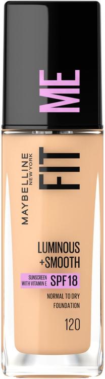 Maybelline New York  Fit Me Luminous & Smooth 120 Classic Ivory -meikkivoide 30ml
