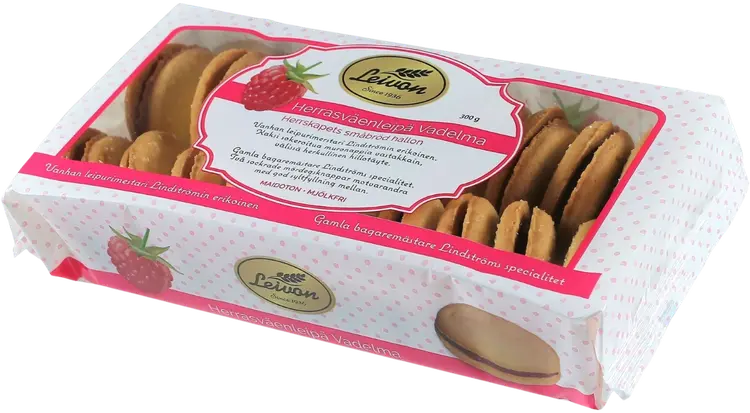 Leivon Leipomo Herrasväenleipä vadelma 300g