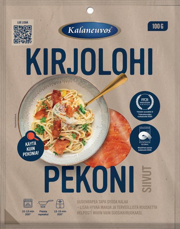 Kalaneuvos Kirjolohipekoni 100 g vak