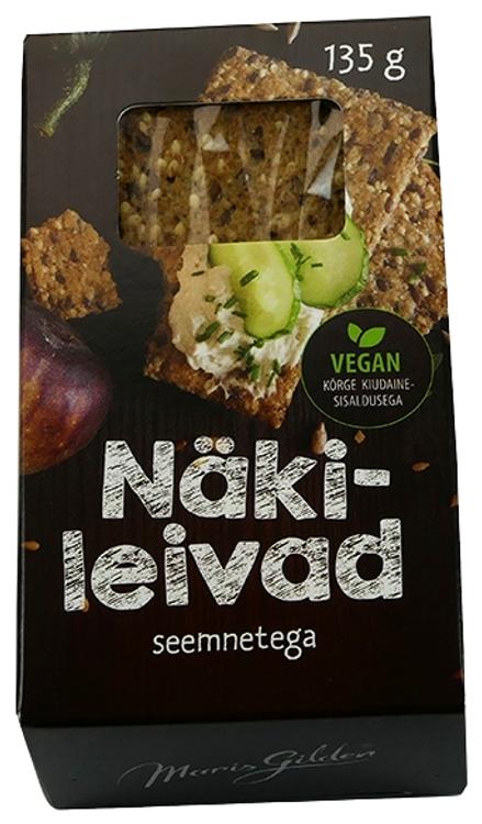 Maris Gilden näkileivad seemnetega 135 g, vegan