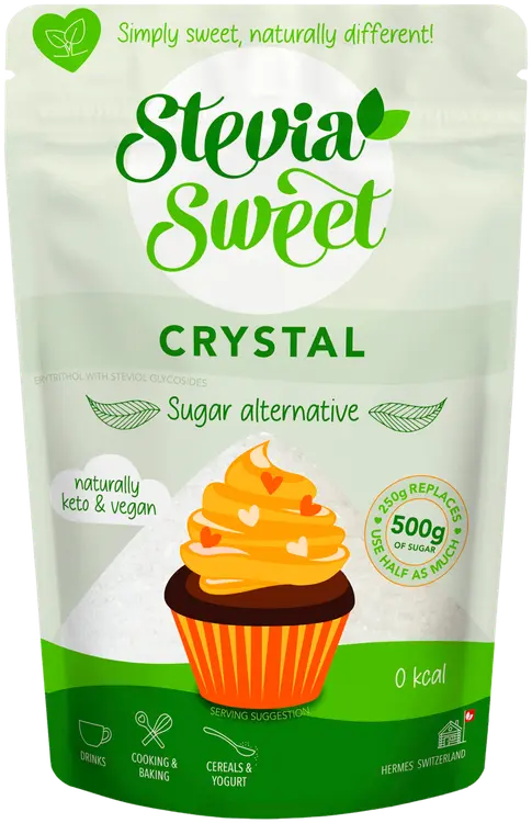 SteviaSweet Crystal kidemakeutusaine 250g