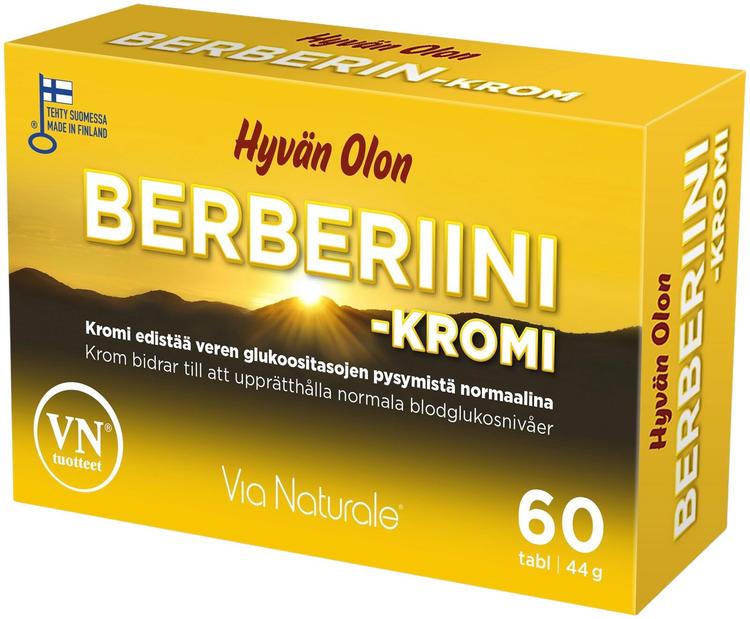 Hyvän Olon Berberiini-Kromi 60 tabl Via Naturale