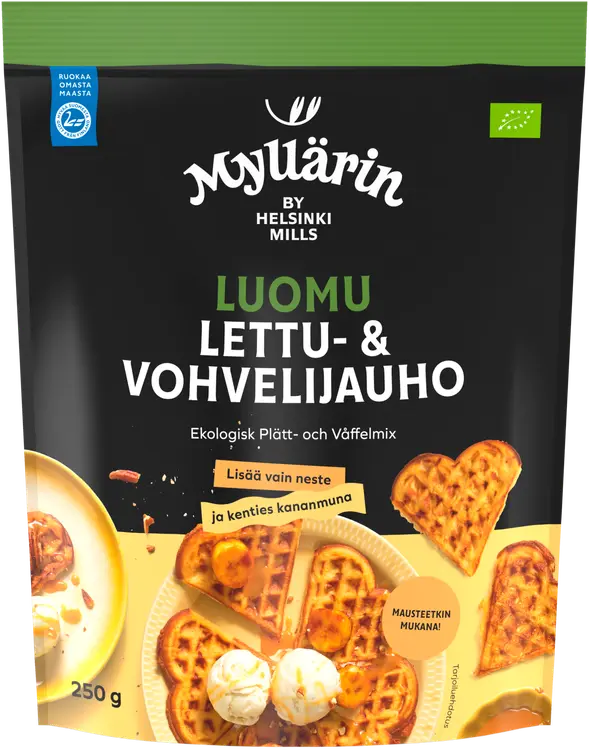 Myllärin Luomu Lettu- ja Vohvelijauho 250 g
