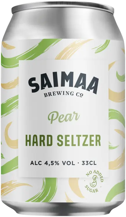 Saimaa Hard Seltzer Pear 4,5% 0,33l tlk