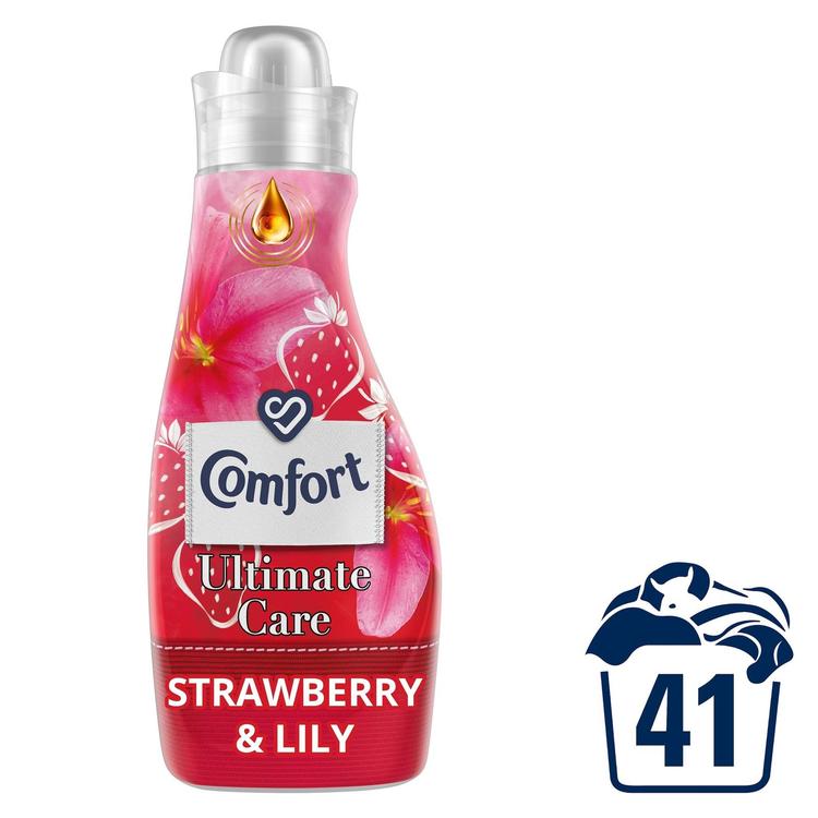 Comfort Revive Strawberry & Lily Huuhteluaine Pitkäkestoinen tuoksu 750 ml 41 pesua