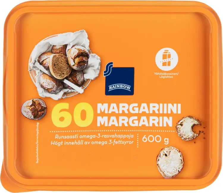 Rainbow margariini 60 600 g