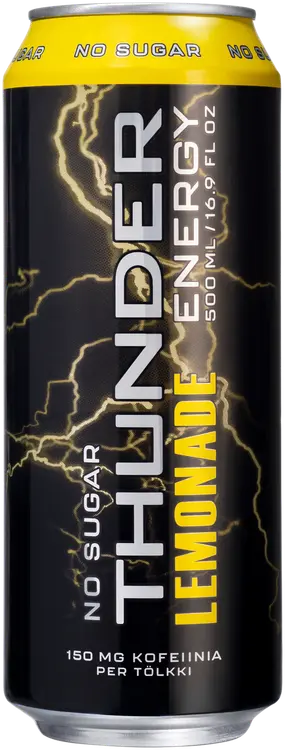 THUNDER ENERGY No Sugar Lemonade energiajuoma 500 ml