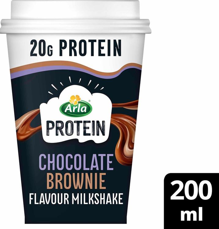 Arla Protein šokolaadi-ja brownie-maitseline laktoosivaba piimakokteil, 200 ml