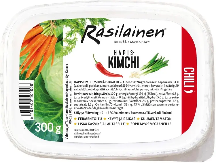 Rasilainen Hapiskimchi 300g