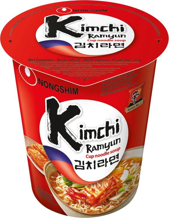 Nongshim kuppinuudeli Kimchi ramyun 75g