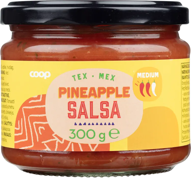 Coop salsakastike medium ananaksella 300 g