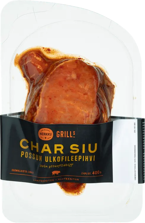 Herkku Grills Char Siu porsaan ulkofileepihvi makurasvalla 400g