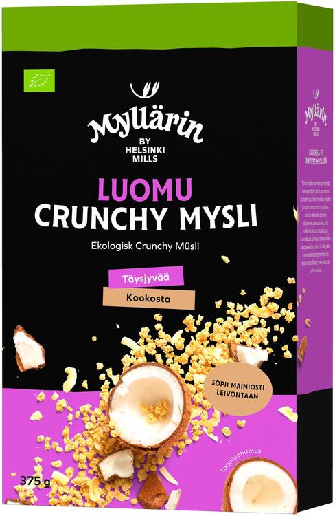 Myllärin Luomu Crunchy Mysli 375 g