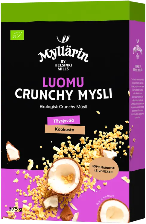 Myllärin Luomu Crunchy Mysli 375 g