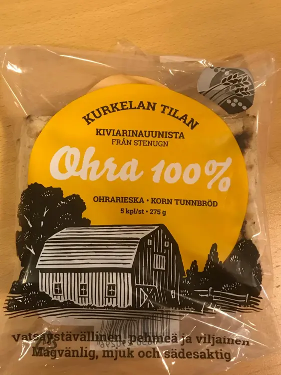 Kurkelan Tilan  5kpl/275g Ohra 100 %