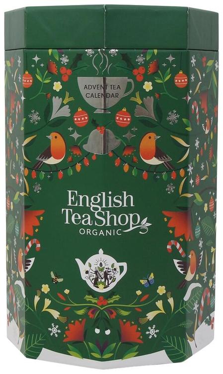 English Tea Shop luomu Teejoulukalenteri joulupuu 25pss 50g