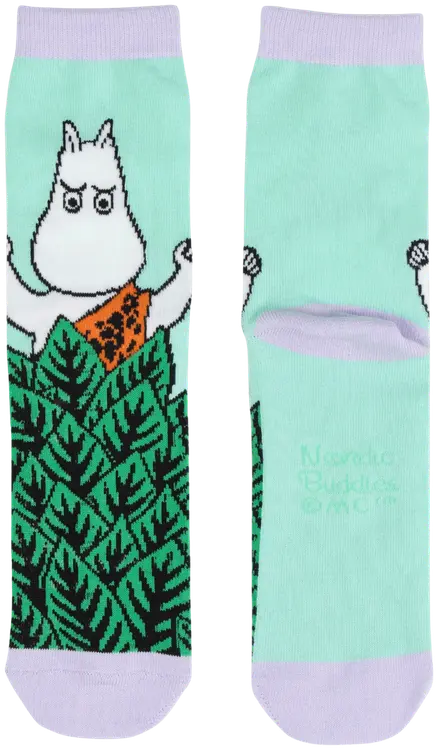 Moomin By Nordicbuddies naisten sukat Muumipeikko MOOMIN 80 juhlavuosisukat