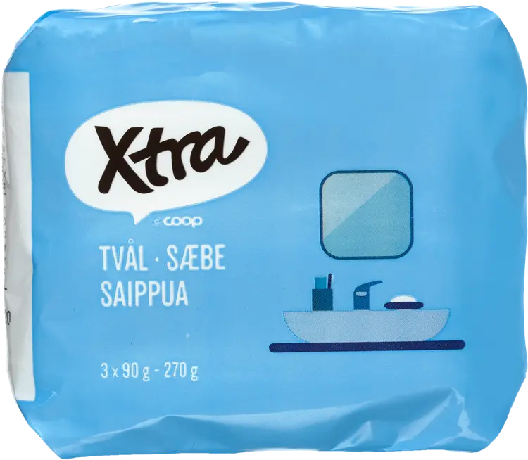 Xtra palasaippua 3x90g