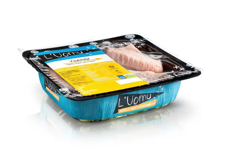 L'Uomu Nokka n. 400g Vauhtisiipi Luomubroilerin siipi luomukana