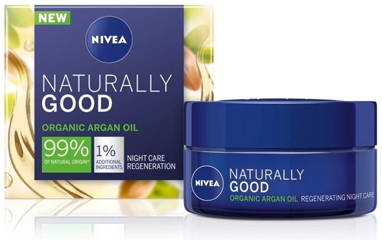 NIVEA 50ml Naturally Good Regenerating Night Cream -yövoide