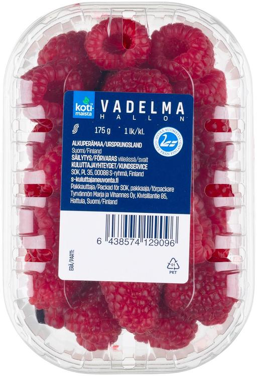 Kotimaista vadelma 175 g