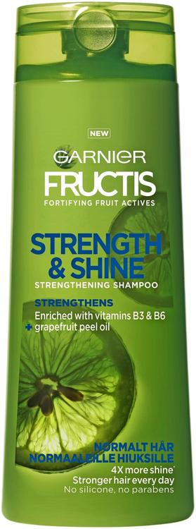 Garnier Fructis Strength & Shine shampoo normaaleille hiuksille 400ml