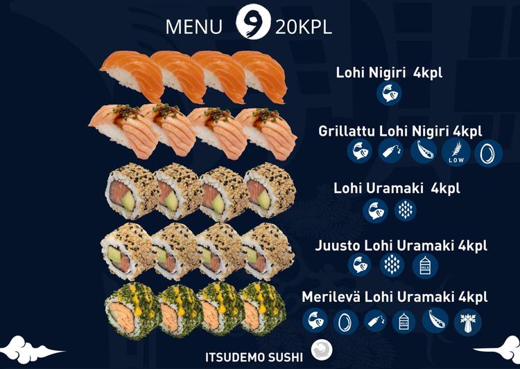 Itsudemo sushibar sushilajitelma iso
