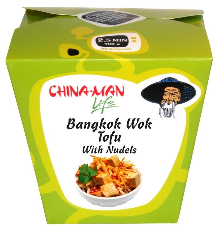Chinaboss, 400, Ready-To-Eat, Bangkok Wok Tofu Nuudeli, Valmisruoka