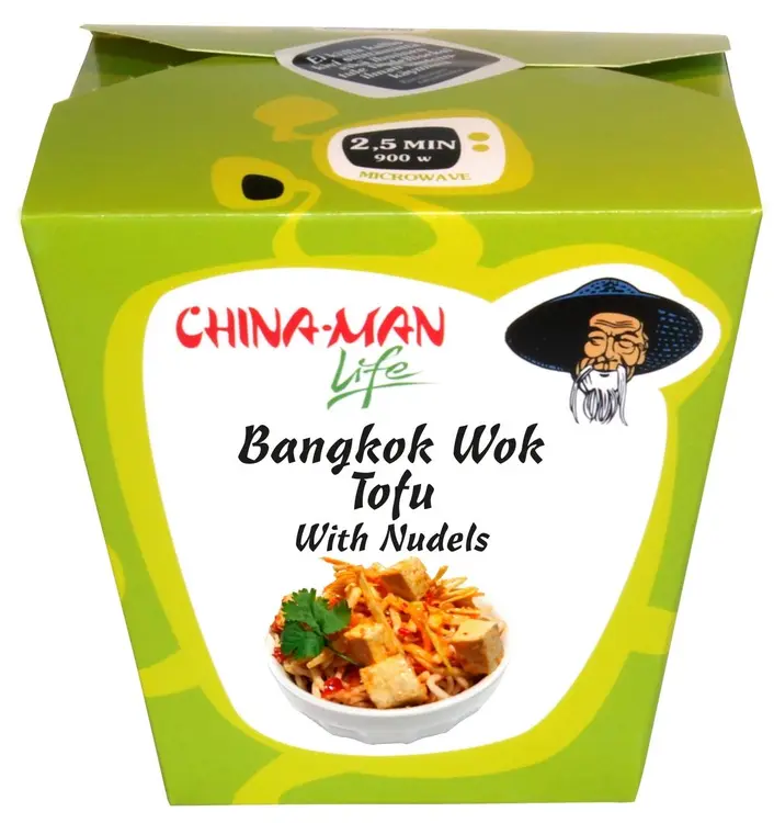 Chinaboss, 400, Ready-To-Eat, Bangkok Wok Tofu Nuudeli, Valmisruoka