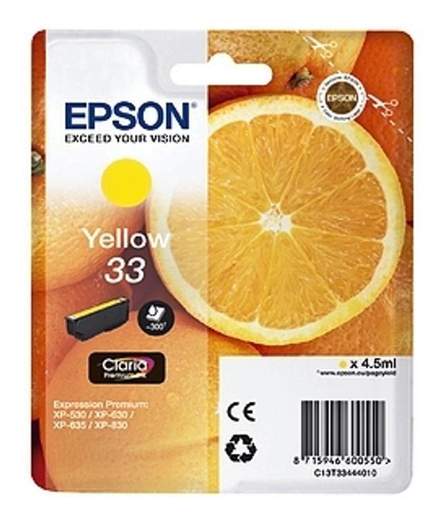 Epson mustepatruuna keltainen 33