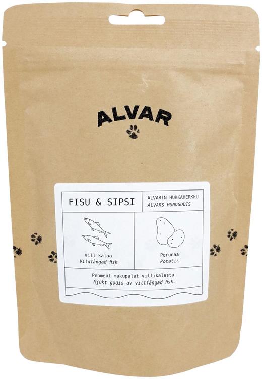 Alvarin Hukkaherkku Fisu & Sipsi 120g