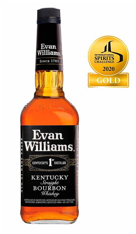 Evan Williams Bourbon Whisky 43%vol 700ml