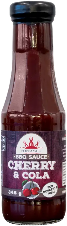 Poppamies BBQ Sauce Cherry & Cola grillikastike 345g